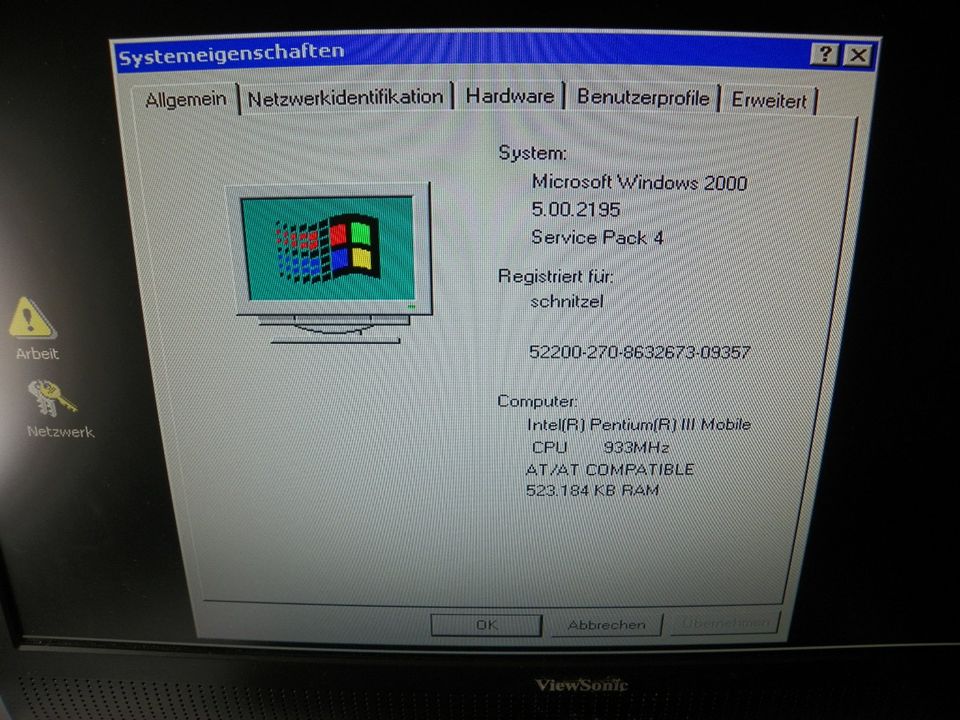 HP Omnibook 6100+HP f1452b mini dock+View Sonic VG 2230wm in Falkenstein/Vogtland