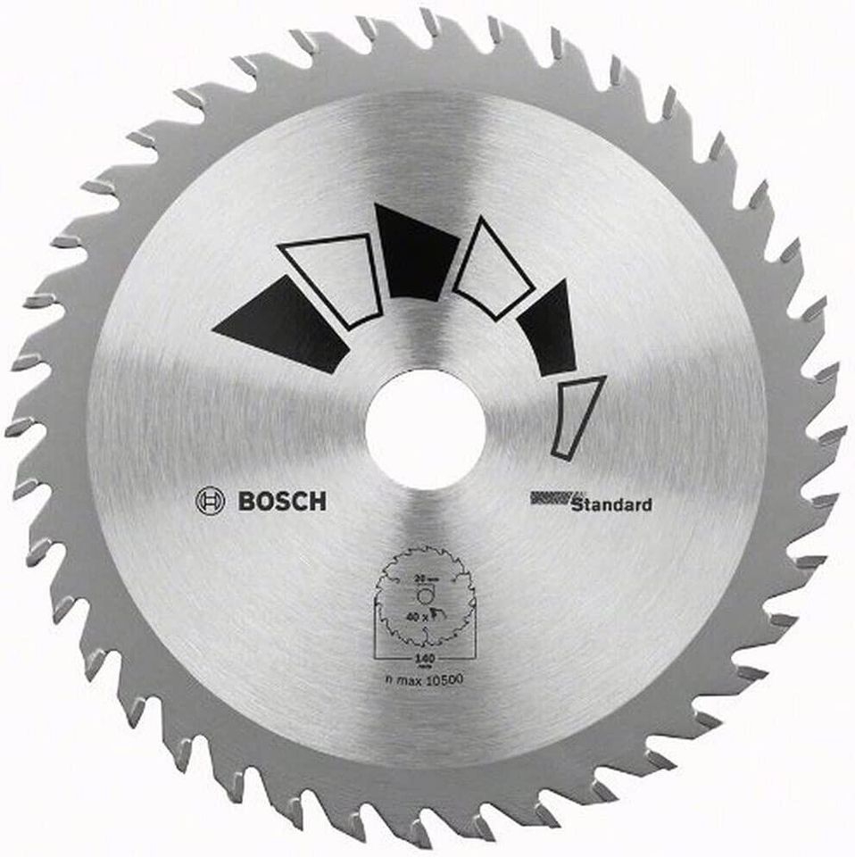 Bosch HM Kreissägeblatt 180 x 30 / 20 mm (40 Zähne) Hartmetall S in Stadtallendorf