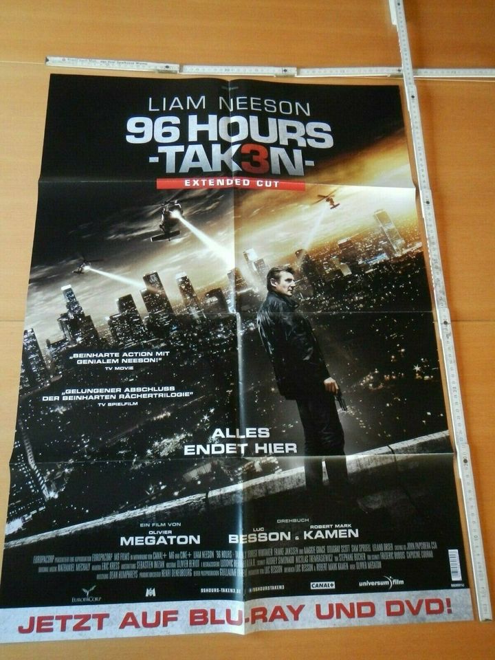 Filmplakat Poster groß " 96 Hours - Tak3n - " Liam Neeson in Bretzenheim
