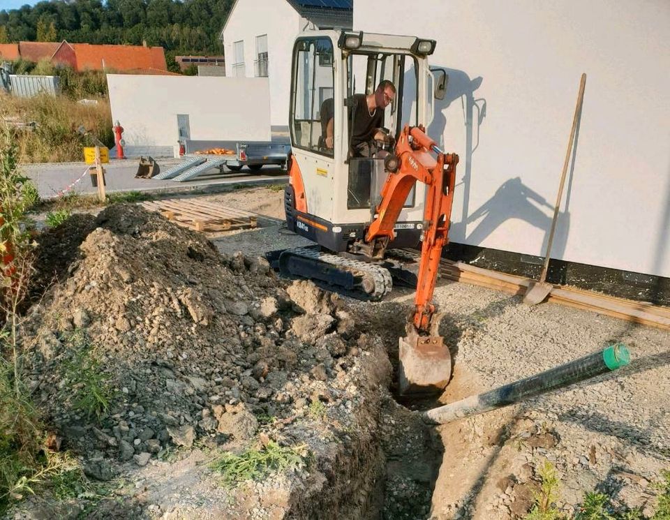 Baggerarbeiten, Entsorgung, Erdtransport in Leutershausen