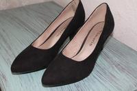 wunderschöne Pumps, TAMARIS, Wildlederoptik, schwarz, Gr. 39 Nordrhein-Westfalen - Arnsberg Vorschau