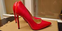 Spitze high heel Pumps 40 Lack rot Stiletto Bayern - Kulmbach Vorschau