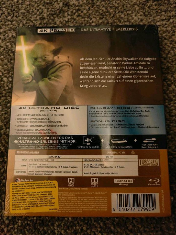 Star Wars 4K Ultra HD + Blu-ray + Bonus Disc Krieg der Sterne in Regenstauf