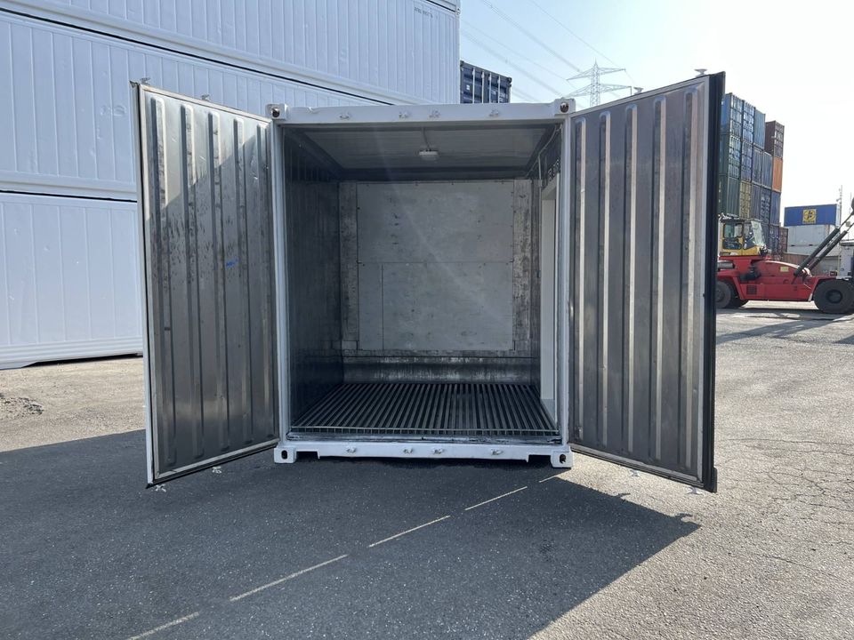 ✅ 1Seitentür und LED Licht -  10 Fuß High Cube KÜHLCONTAINER /Kühlzelle /Tiefkühlraum in Hamburg