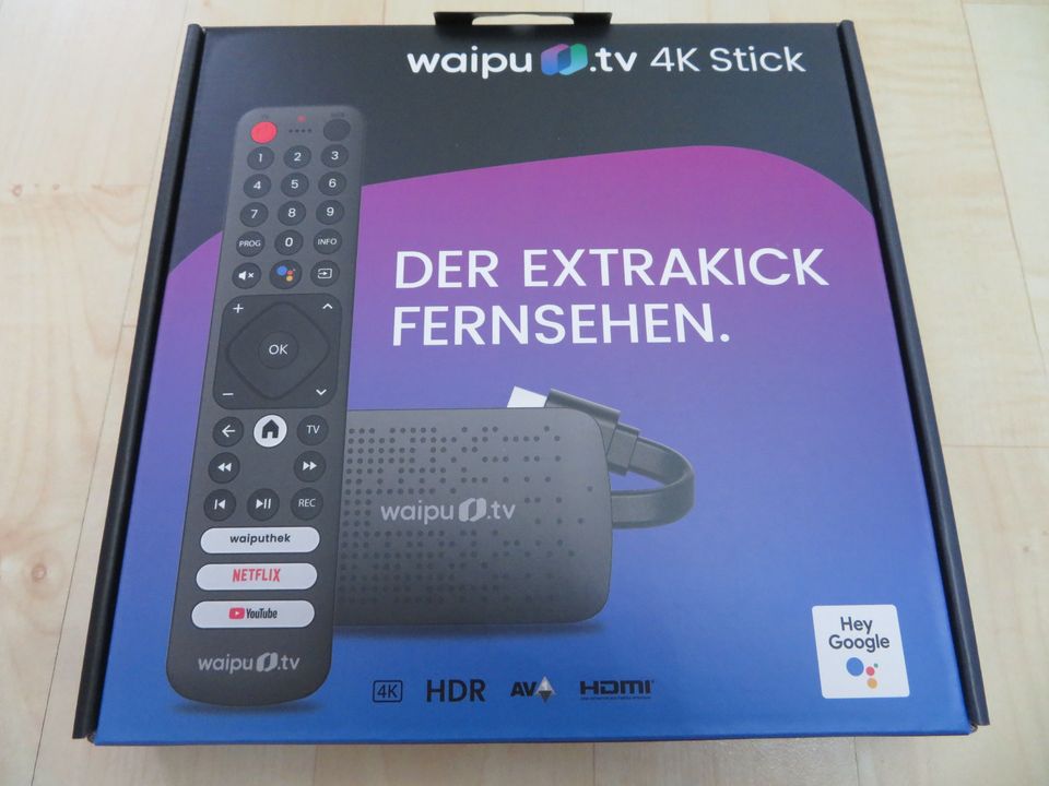 waipu.tv 4K Stick inkl. Fernbedienung Schnellwahltasten - NEU OVP in Hofkirchen