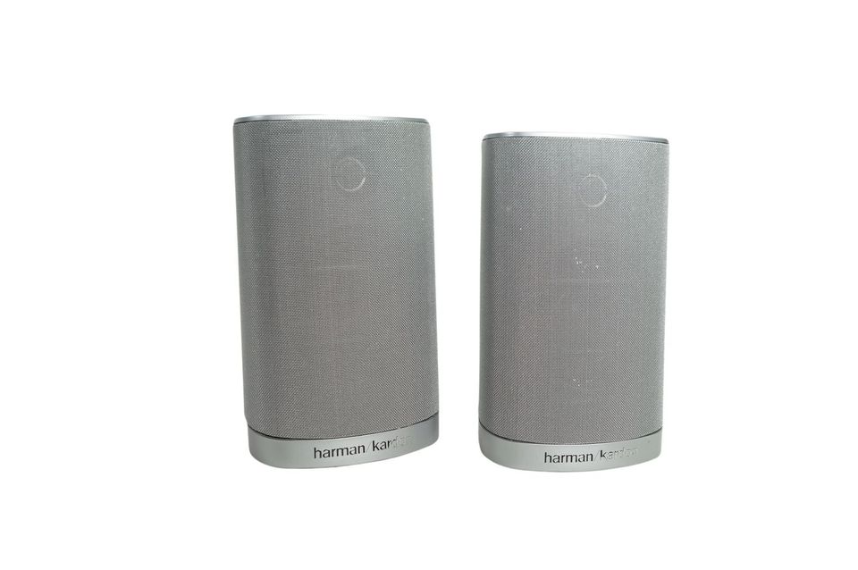 2x Harman Kardon SAT-TS7 Lautsprecher Boxen Silber in Bad Kreuznach