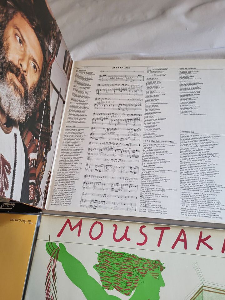 9er - LP-Paket von Georges Moustaki, zusammen nur 10 Euro in Alzey