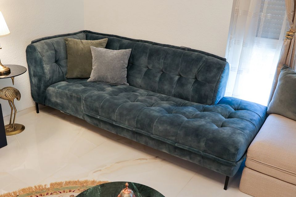 Ecksofa Grün Modern Chesterfield in Vaihingen an der Enz