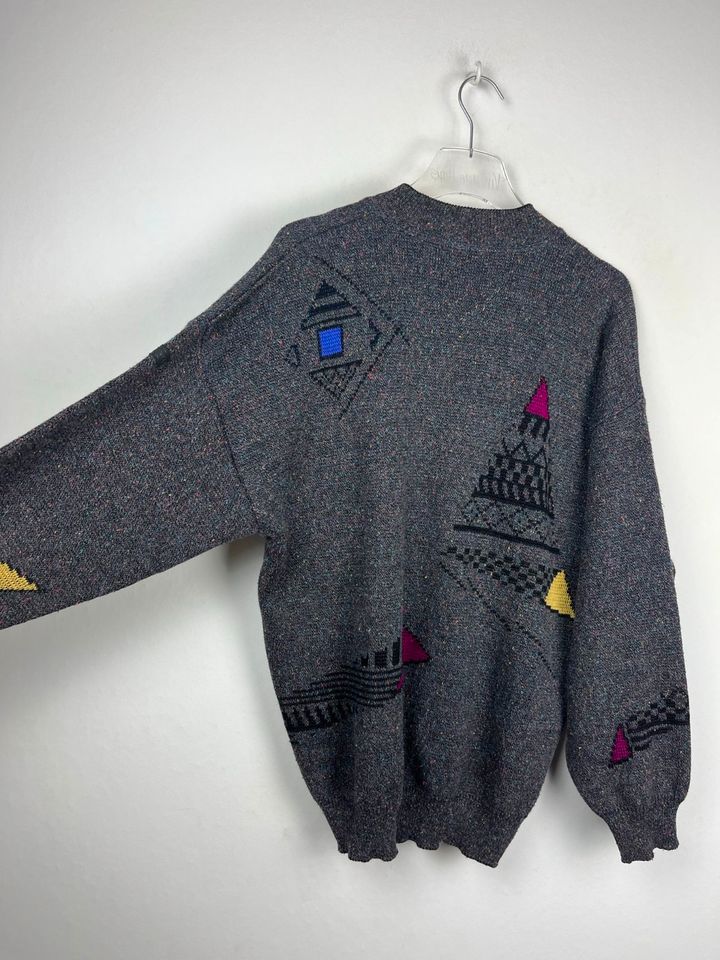 Vintage Half-Zip Sweater - Retro Pullover -Oldschool -90s - Gr. M in Neuenhaus