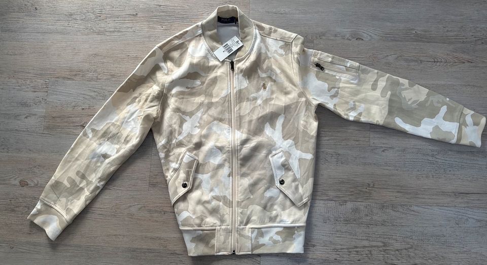 Polo Ralph Lauren Sweatjacke - grey/beige Camouflage in Fellbach