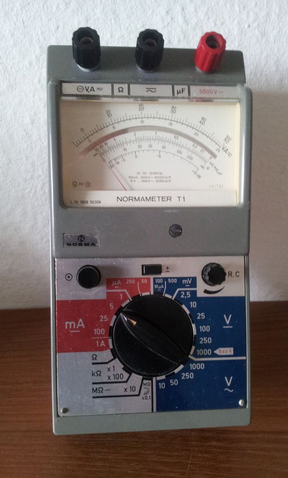 Norma Analog Messgerät mit Überlastschutz, Normameter T1 in Erlangen