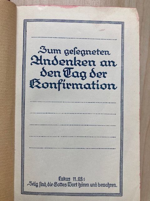 Buch "Neues Testament und Psalmen" von 1948 Taschenausgabe in Baltmannsweiler