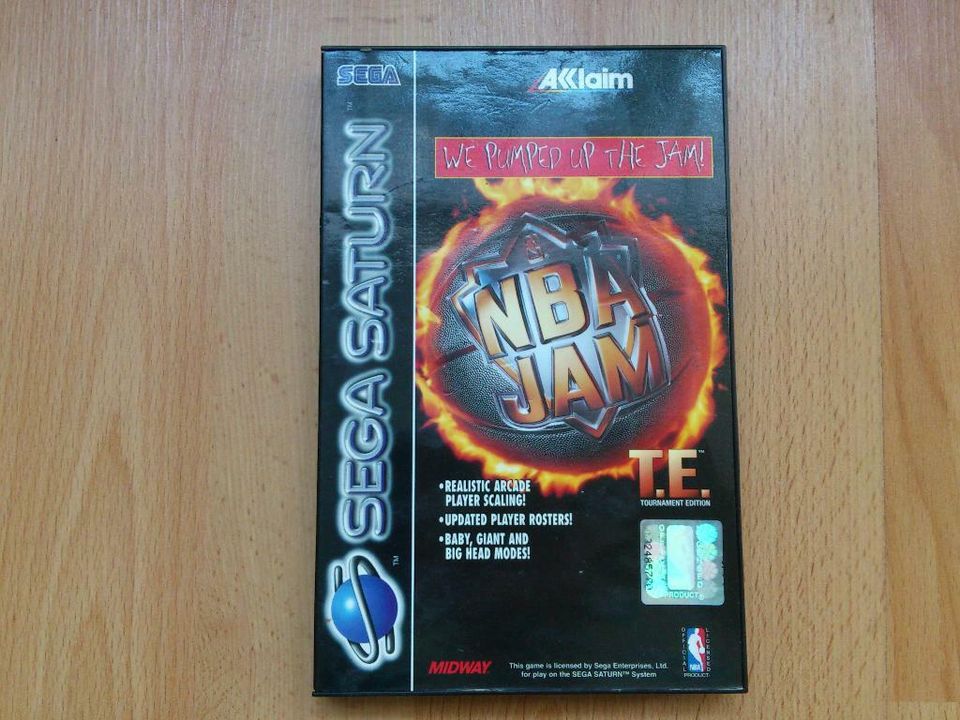 NBA Jam T.E. Tournament Edition Sega Saturn, 1995 OVP + Anleitung in Hannover