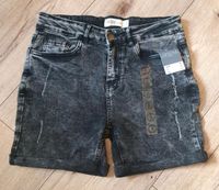 Kurze Jeans Hose  Hotpants Highwaist Shorts Gr.36,38 schwarz ston Rheinland-Pfalz - Flammersfeld Vorschau