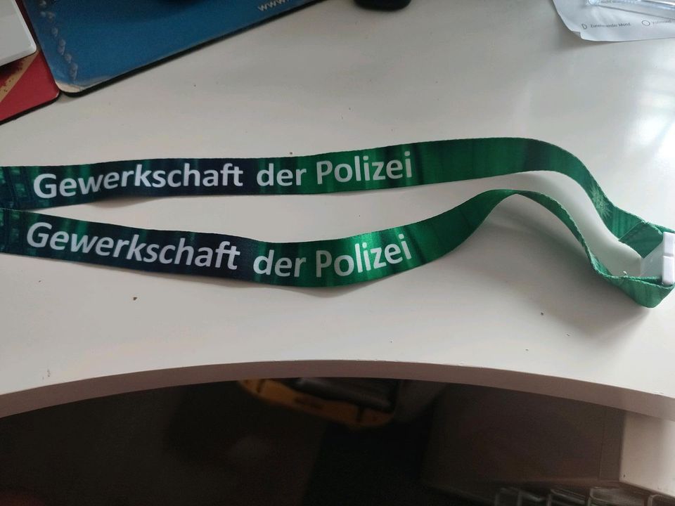 GEWERKSCHAFT DER POLIZEI Schlüssel /Ausweishalsband in Bad Soden am Taunus