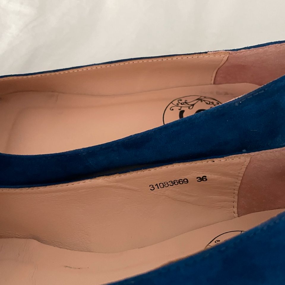 Blaue Si Barcelona Ballerinas in Ankum