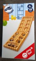 Kalaha groß Mancala small foot 44x13x2cm Strategiespiel Holz neu Nordrhein-Westfalen - Pulheim Vorschau