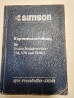 Simson Moped Reparaturanleitung Schwalbe KR51 S50 Sachsen - Mülsen Vorschau