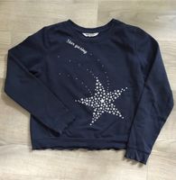 H&M Sweatshirt Gr 158 Glitzer Stern dkl Blau Mädchen Niedersachsen - Verden Vorschau