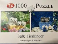 Puzzle Tierkinder 2x 1000 Nordvorpommern - Landkreis - Pruchten Vorschau
