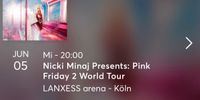 Tickets für Nicki Minaj 05.06.24 Nordrhein-Westfalen - Pulheim Vorschau