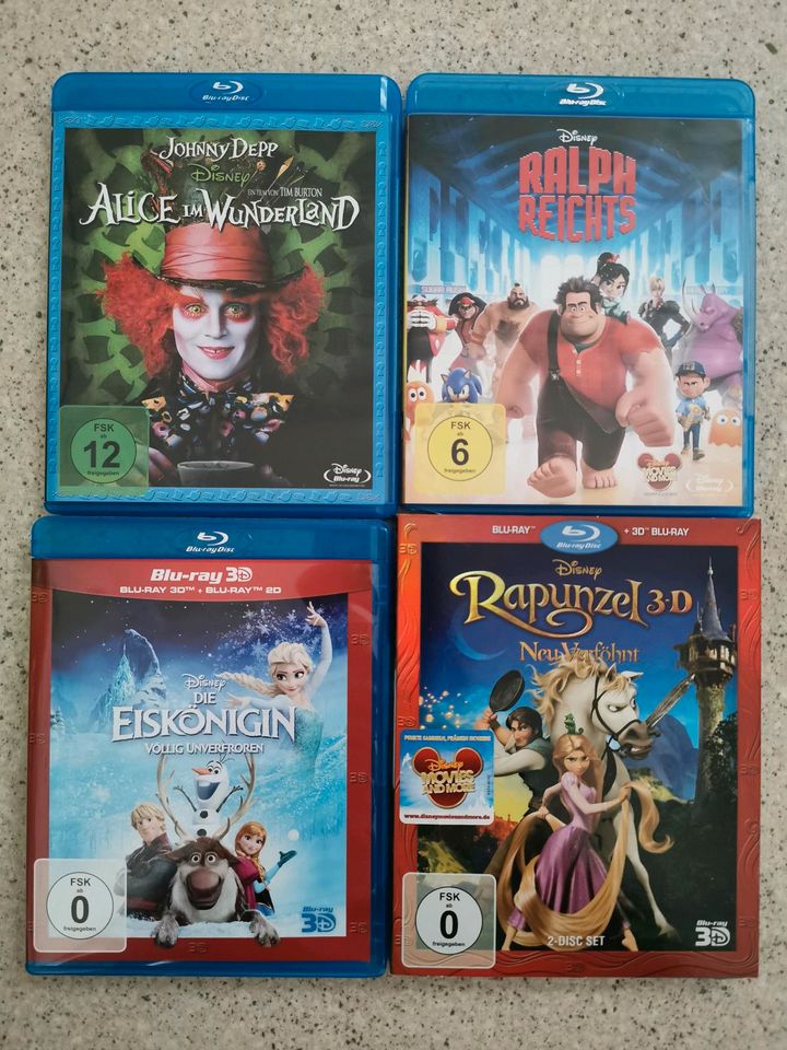 Disney DVDs und Blu Rays Mix in Konradsreuth