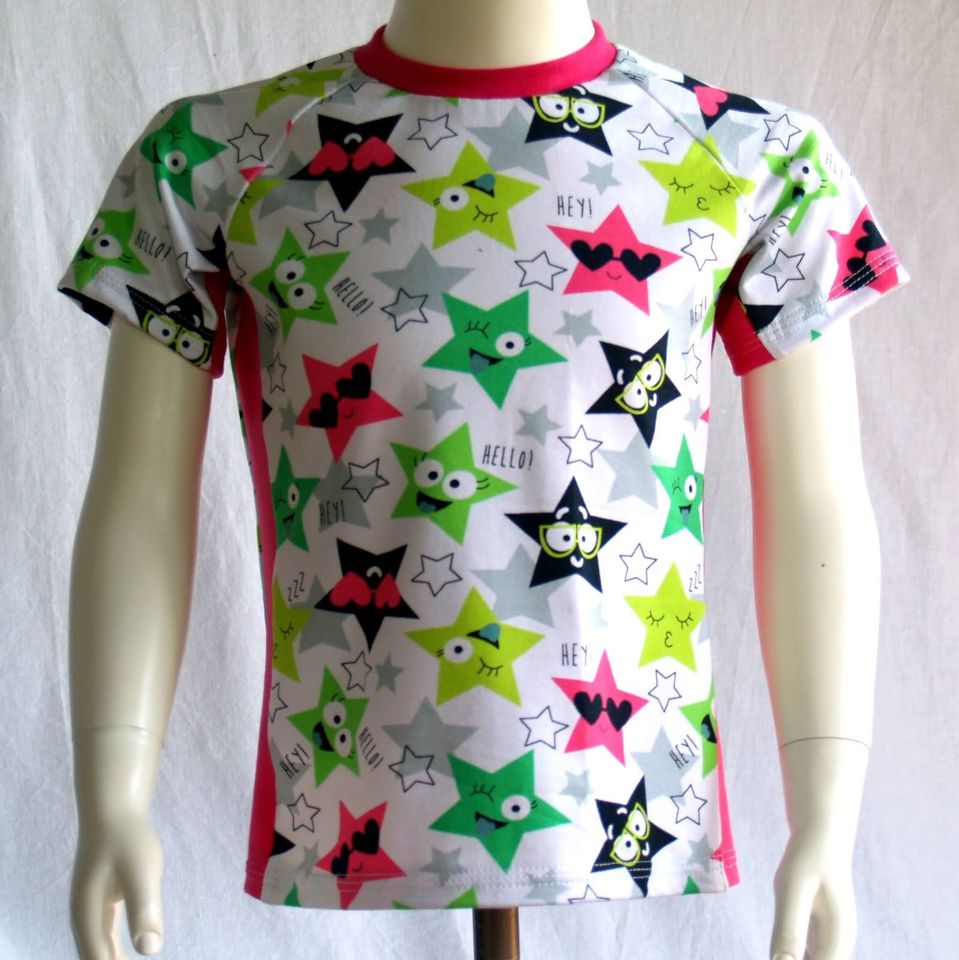 UNIKAT T-Shirt Sterne Stars Gr. 98 in Ingolstadt