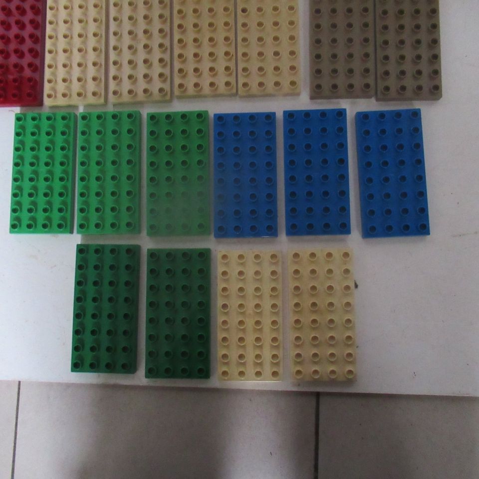 24 Lego Duplo Bauplatten 8 x 4 Noppen -  4 € Stück in Meißenheim