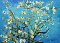 van Gogh-Äste mit Mandelblüten i98967 80x110cm Ölbild handgemalt Berlin - Treptow Vorschau