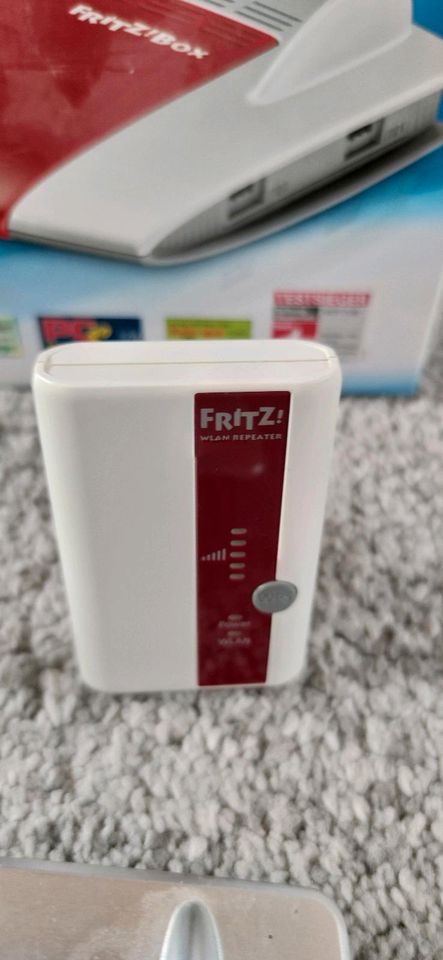 Fritzbox 7490+2 Fritzbox Repeater 310 in Gronau (Leine)