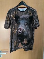 T-Shirt Gr. L 56 Wildschwein Tarn Jäger Geschenk Jagd Hillman Bayern - Oberviechtach Vorschau