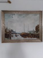 Ölgemälde "Hafen" 1942 R. Litters  94×72cm Baden-Württemberg - Schwaigern Vorschau