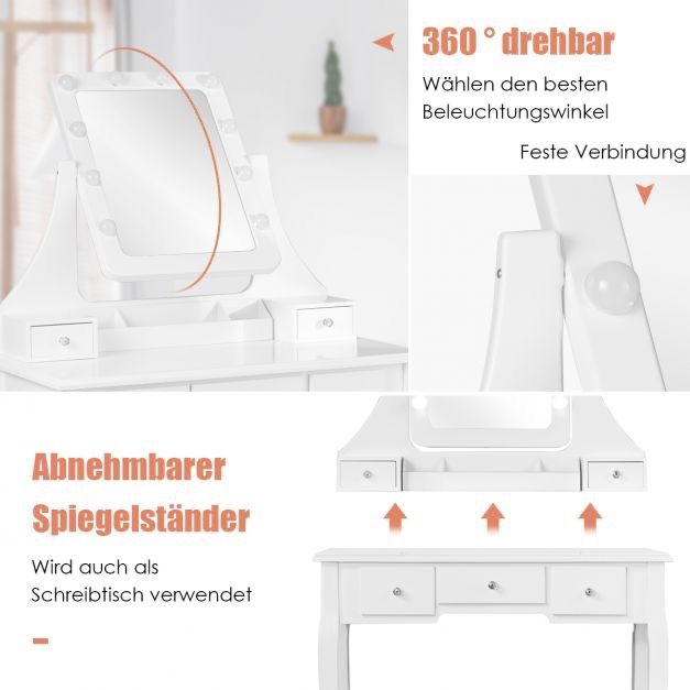 Schminktisch mit Hocker und LED, 189€* in Köln