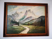 Romantische Alpenlandschaft, Gemälde, Öl, mit Signatur Bayern - Pfaffenhofen a.d. Ilm Vorschau