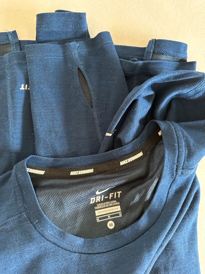 Nike Dri-Fit Running Langarmshirts Paket Gr. M 5 Teile in Brühl