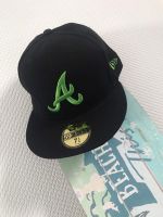 New era cap cappy Atlanta schwarz hiphop Blogger vintage Retro sp Nordrhein-Westfalen - Leverkusen Vorschau