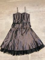 Cocktailkleid / Abendkleid kurz 2-Teiler Gr. 40 lila-braun Hessen - Volkmarsen Vorschau