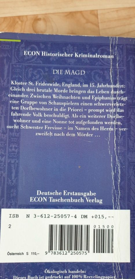 Die Magd von Margaret Frazer Ein Krimi aus dem Mittelalter in Mainstockheim