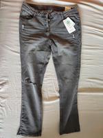 graue Slim Stretch Jeans /neu Wandsbek - Hamburg Rahlstedt Vorschau