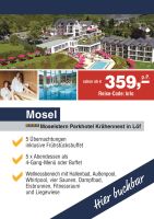 Mosel | Moselstern Parkhotel Krähennest in Löf | 6 Tage mit HP Dresden - Pieschen Vorschau