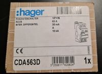 Hager CDA563D Fi-Schutzschalter, 2-polig, 63A/30mA/10kA Hessen - Selters Vorschau
