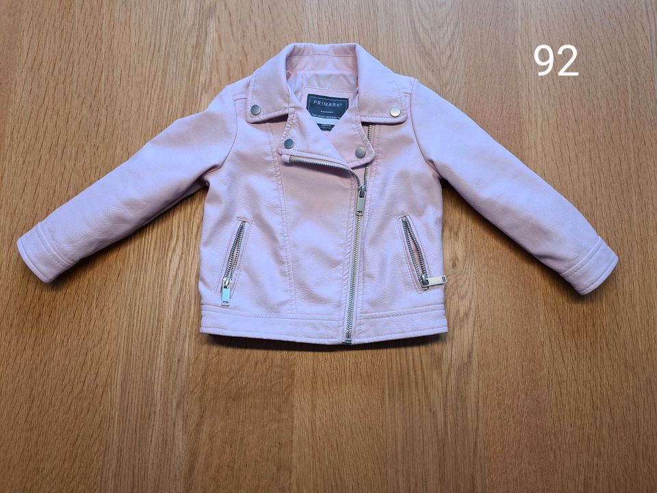 Winterjacke, Lederjacke, Bikerjacke, Gr. 92, 98 in Aurich