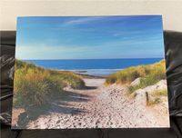 Glasbild Bild Wandbild Strand mit Sanddünen 80x60cm Hessen - Groß-Gerau Vorschau