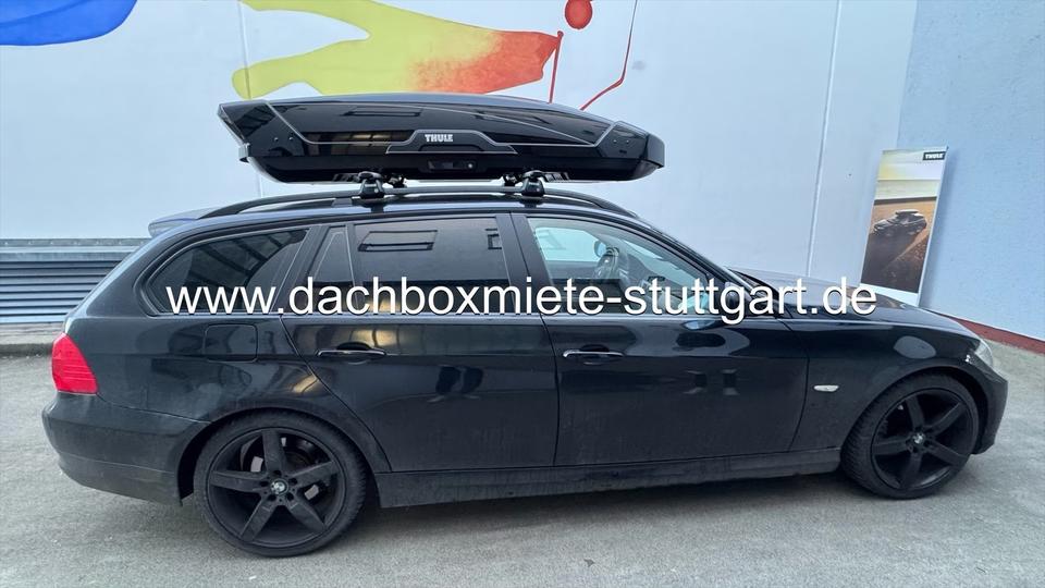 Thule Dachbox Dachträger Miete Leihen Vermietung Verleih Skibox in Stuttgart
