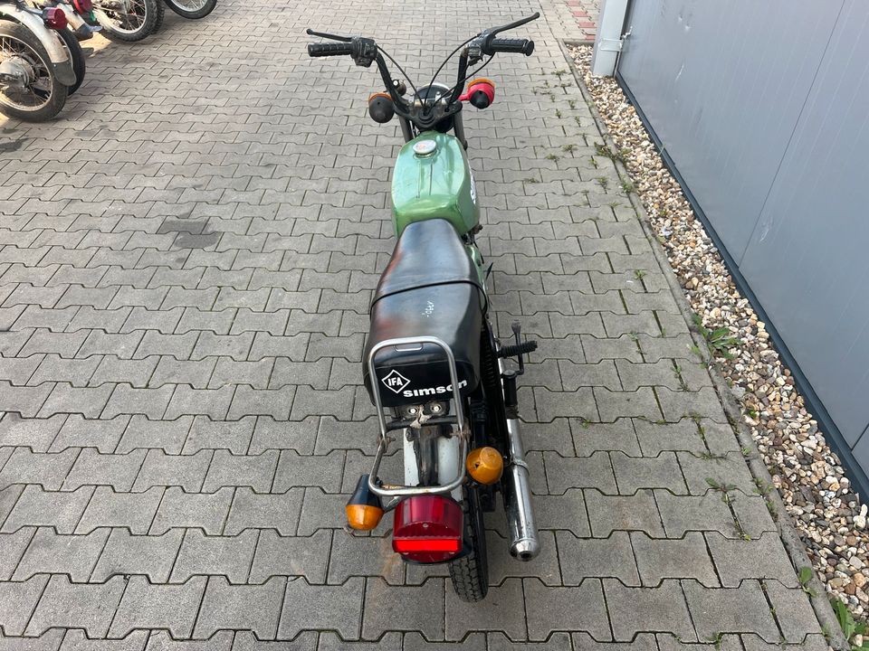 Simson S51 STARTET 1983 3-Gang Moped Mofa Roller A202 in Osterweddingen