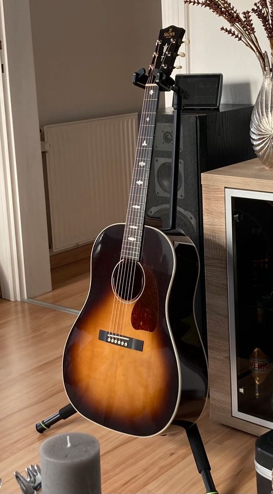 SIGMA SJM-SG45 massiv Adirondack Mahogany Westerngitarre in Hannover