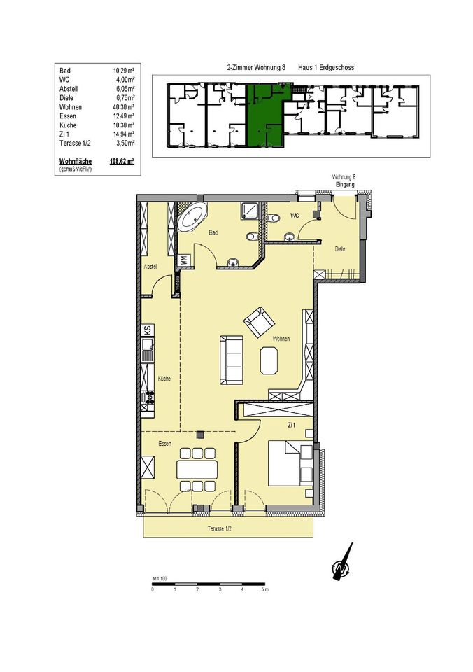 Sehr geräumige 2-Zimmer-Wohnung in Dirlewang zu vermieten! in Dirlewang