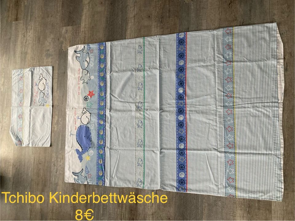 Kinderbettwäsche 135 x 100 Kissen Bettbezug Ikea Tchibo Zöllner in Groß-Gerau