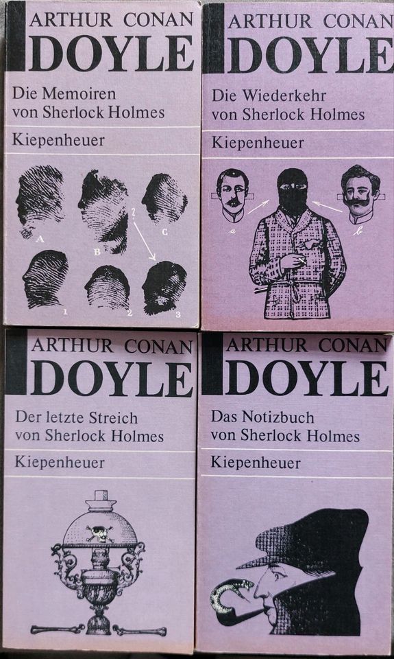 Sherlock Holmes Bücher Teil II bis V von Arthur Conan Doyle in Eisenach