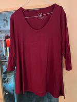 Ulla Popken selection t- Shirt /Tunika  weinrot Bordeaux 42,/44 Altona - Hamburg Osdorf Vorschau